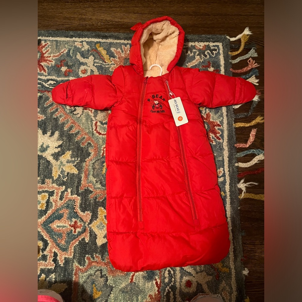 Baby snow suit- nwt 6-12 months